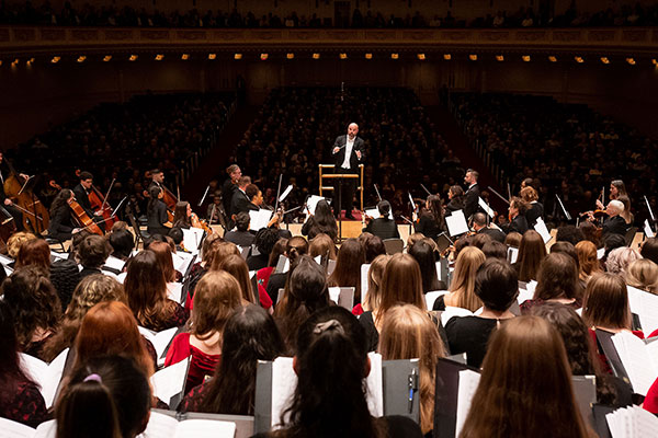 VWU Choir performing at Carnegie Hall - April 2023