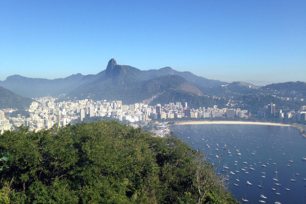 View from Sugar Loaf Mountain, Rio de Janeiro, Brazil, July 2015 Taken by Mandy Reinig