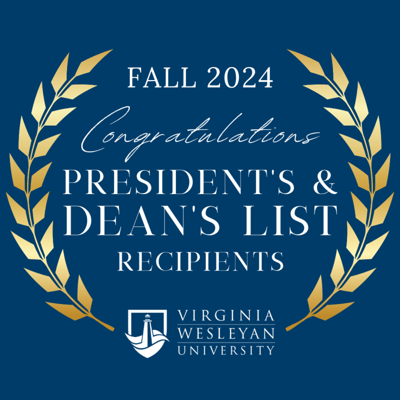 Congratulations to President's & Dean's List Recipients